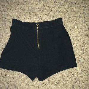 This is a pair of black shorts from forever 21.